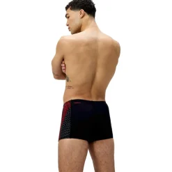 Speedo Endurance+ Tech Panel zwemboxer heren black red