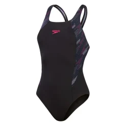 Speedo HyperBoom Muscleback badpak dames pink black