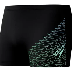 Speedo Medley Logo zwemboxer heren black green