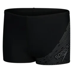 Speedo Medley Logo zwemboxer junior grey black