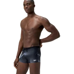 Speedo Valmilton Allover zwemboxer heren black grey