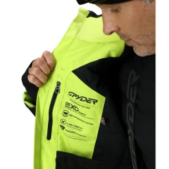 Spyder Leader winterjas heren lime