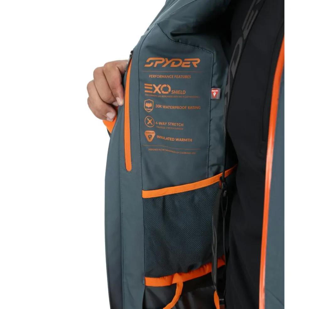 Spyder Leader winterjas heren slate blue