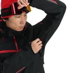 Spyder Titan winterjas heren black volcano