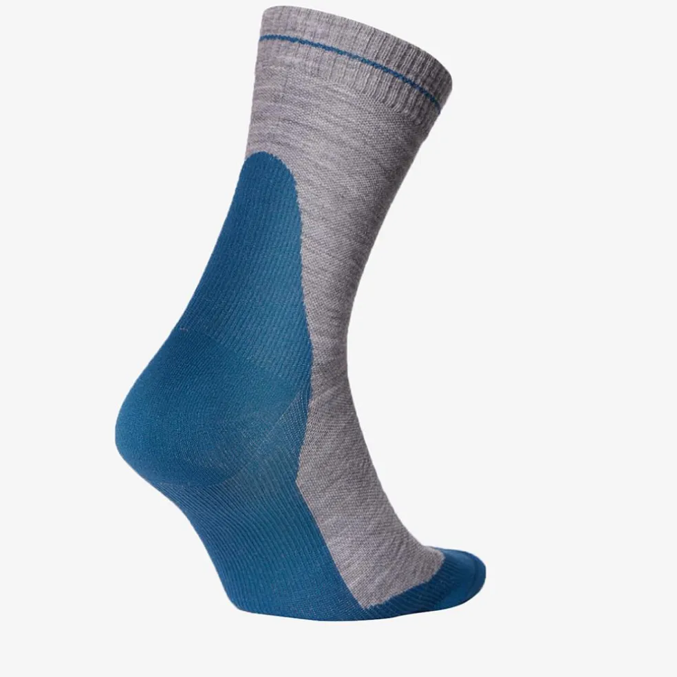 STOX Energy Socks Merino Hiking wandel compressiesokken dames silver grey teal
