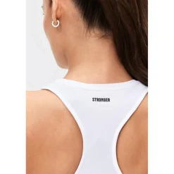 Stronger Airy Racerback tanktop dames white - M