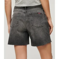 Superdry Cut Off short dames black stone