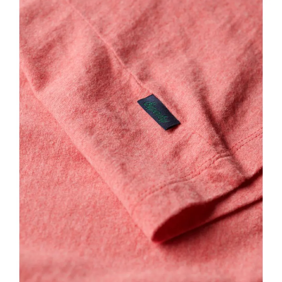 Superdry Essential Logo shirt heren punch pink marl