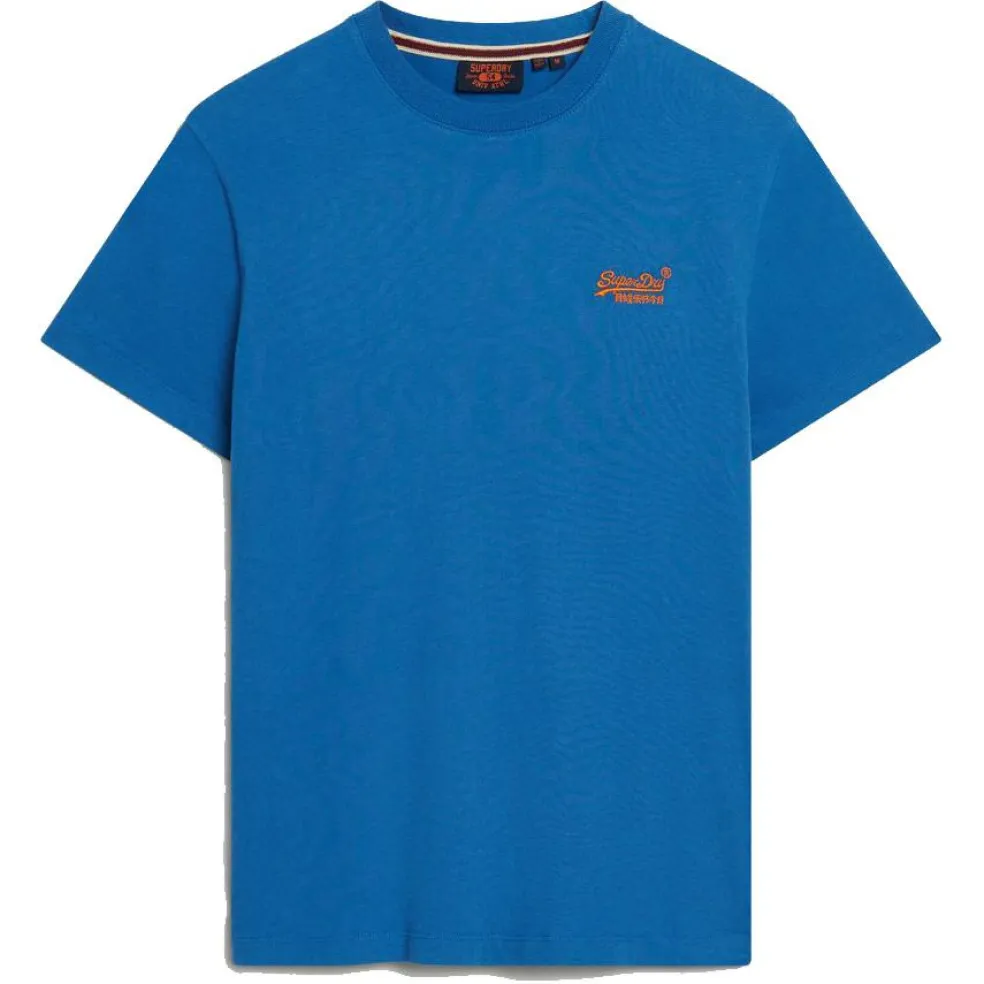 Superdry Essential Logo shirt heren monaco blue