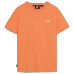 Superdry Essential Logo shirt heren sunburst coral