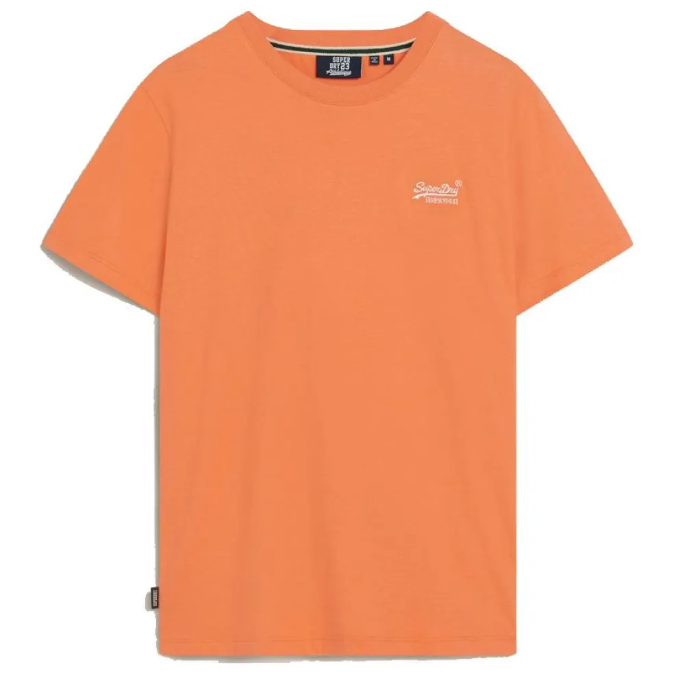 Superdry Essential Logo shirt heren sunburst coral