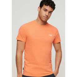 Superdry Essential Logo shirt heren sunburst coral