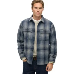 Superdry Miller overhemd heren ombre blue