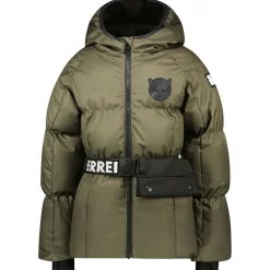 SuperRebel PUFF winterjas junior army green