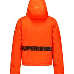 SuperRebel SPACE winterjas junior neon orange