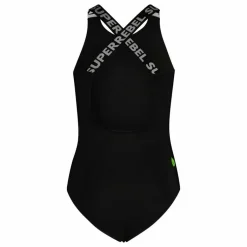 SuperRebel Venice badpak junior zwart