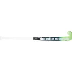 The Indian Maharadja  Flow Mid Bow zaalhockeystick junior mulberry wood blue mintgreen