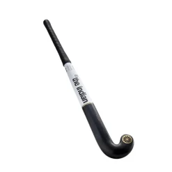 The Indian Maharadja  Gold 95 Low Bow hockeystick black white gold foil