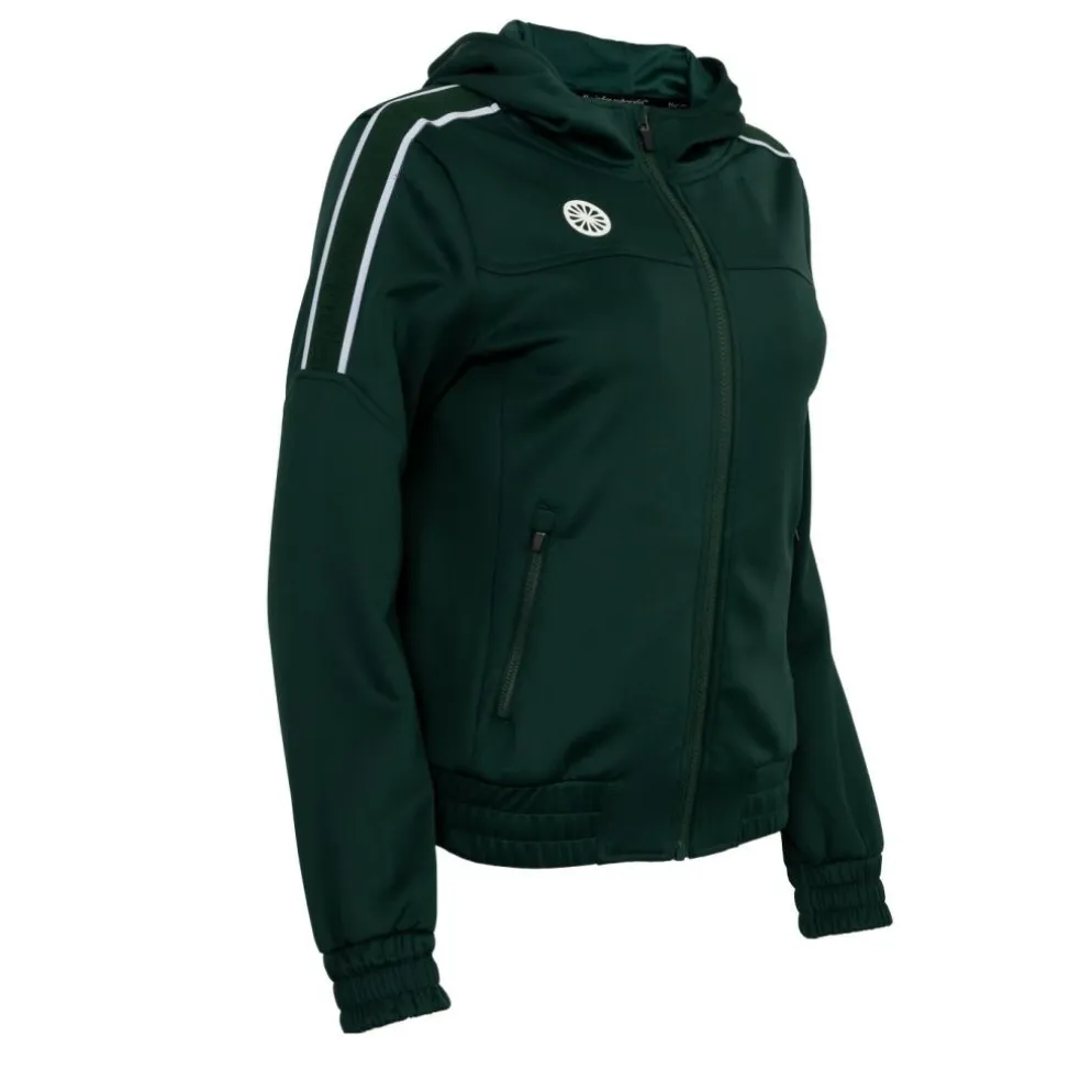 The Indian Maharadja Jaipur Performance Hooded trainingsjack dames green