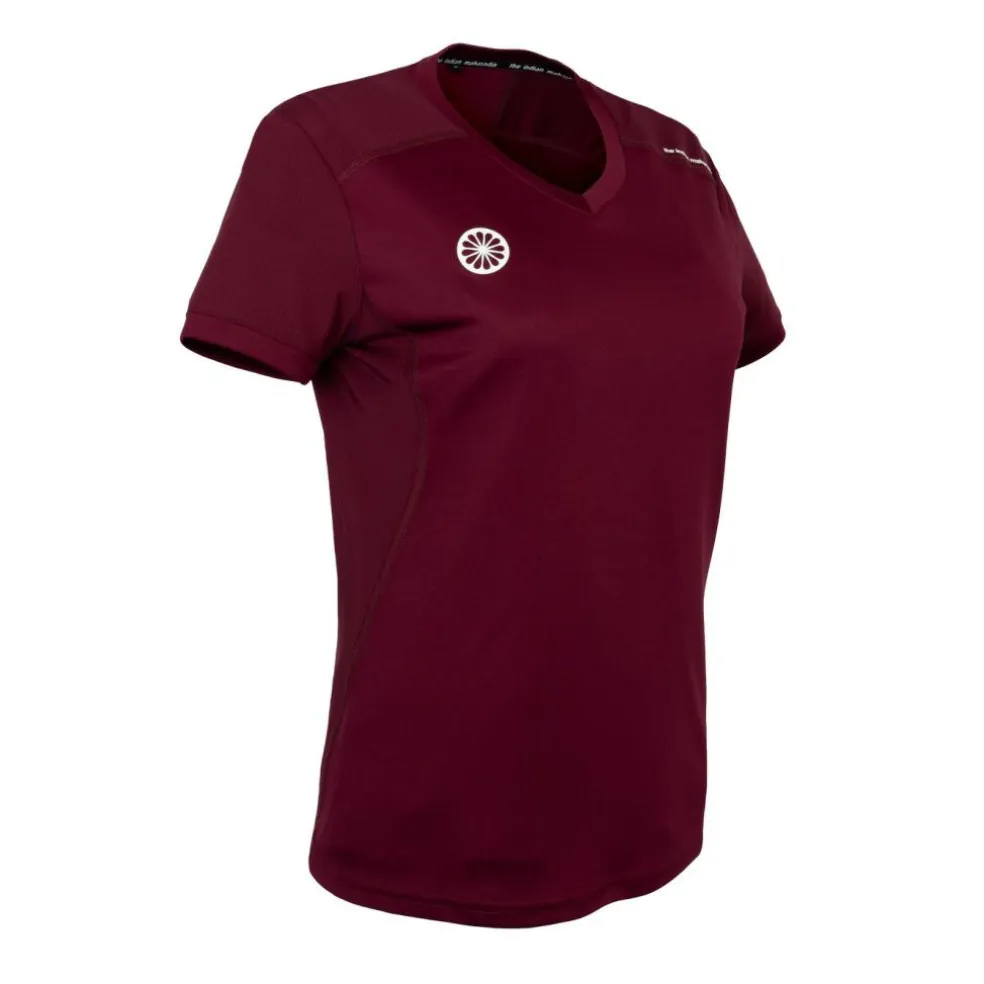 The Indian Maharadja Jaipur Performance Girls hockeyshirt junior bordeaux