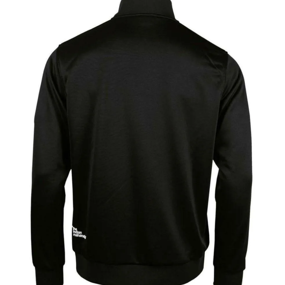 The Indian Maharadja Poly Terry Half Zip hockeytrui heren black