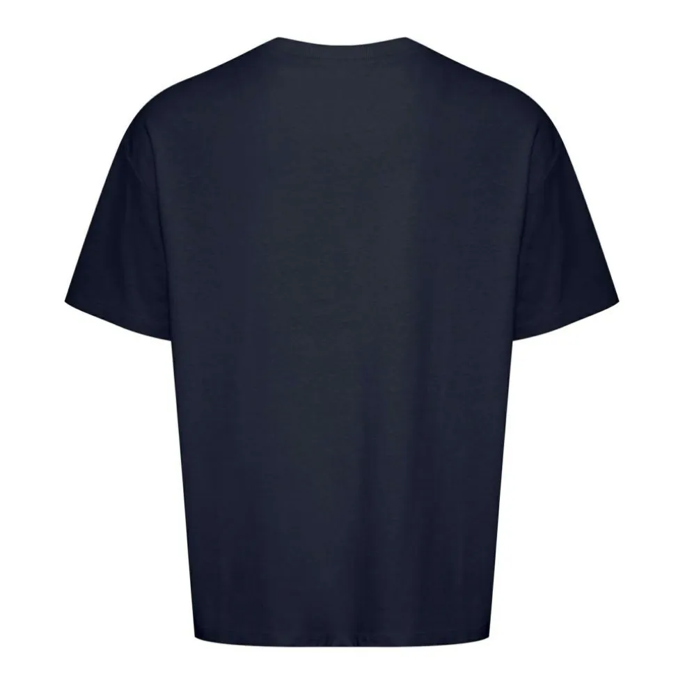 TheJoggConcept Silas Logo shirt heren navy blazer