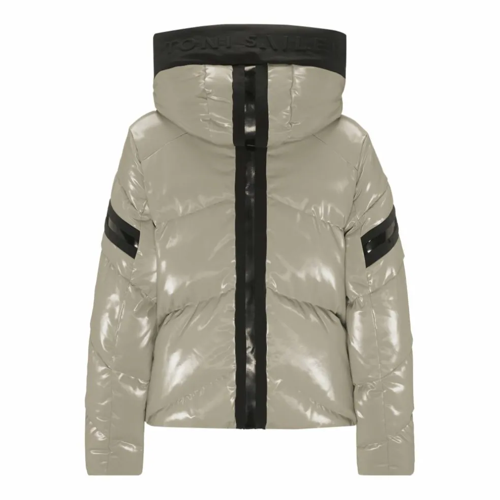 Toni Sailer Helena Glimmer winterjas dames mineral earth