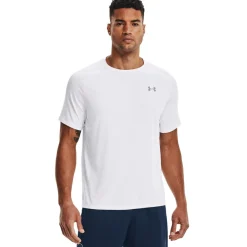 Under Armour  Tech 2.0 sportshirt heren white overcast grey
