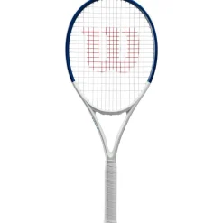 Wilson US Open Clash 100 V2 tennisracket white blue