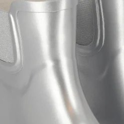 XQ Chelsea regenlaarzen dames silver metallic