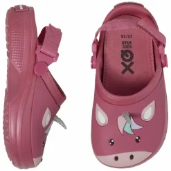 XQ Unicorn klompen junior roze