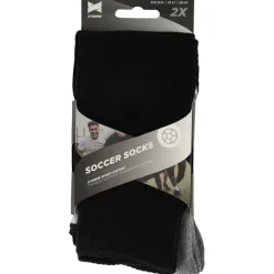 Xtreme Sockswear  Pro Soccer voetbalsokken black 2-pack