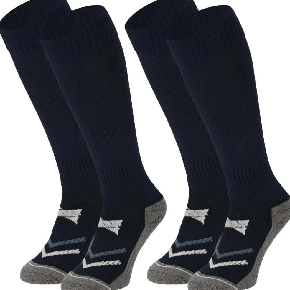 Xtreme Sockswear Pro Soccer voetbalsokken navy 2-pack