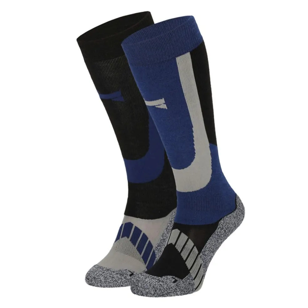 Xtreme Sockswear skisokken blue 2-pack